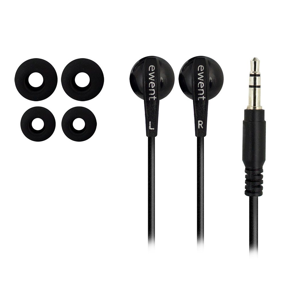 Ewent EW3584 In-ear Headphones Black Ewent EW3584 In-ear Headphones Black
