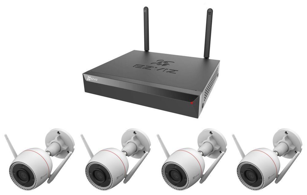 Ezviz H3c 2K⁺ Camera + X5S NVR Kit Smart Wi-Fi Camera Security System