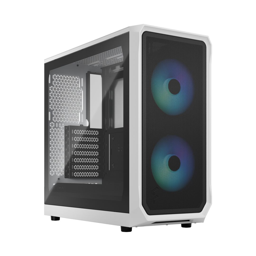 Ház Fractal Design Focus 2 RGB Tempered Glass White TG Clear Tint