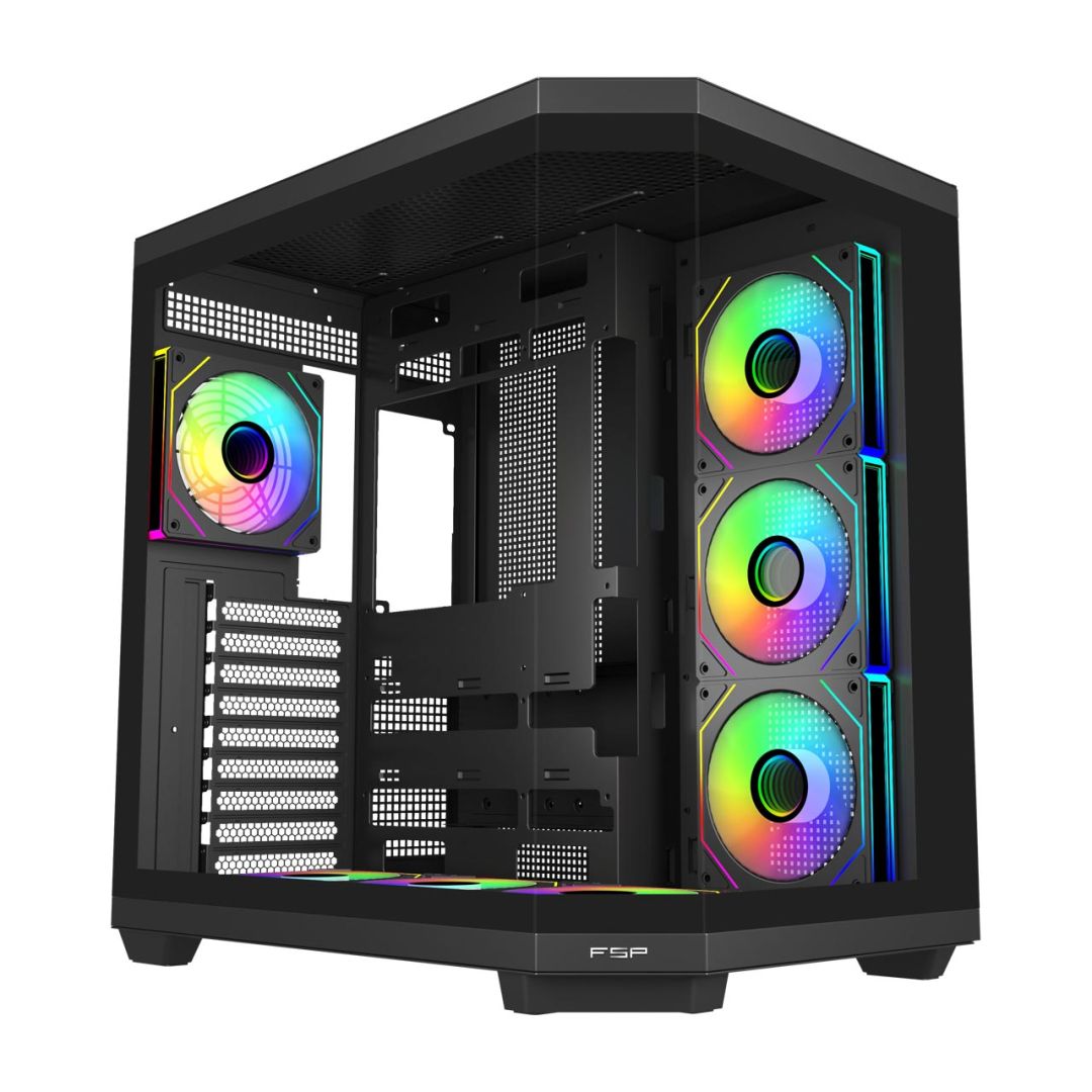 Ház FSP U580 ARGB Tempered Glass Black Ház FSP U580 ARGB Tempered Glass Black