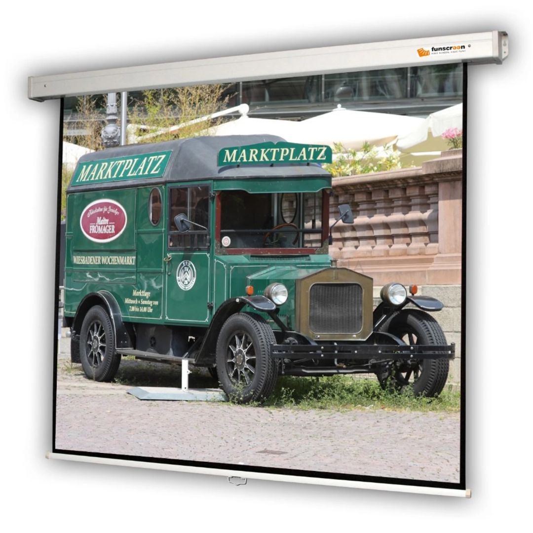 Vetítővászon Funscreen Matt White Rollo 192x270 cm Format:16:9 Vetítővászon Funscreen Matt White Rollo 192x270 cm Format:16:9