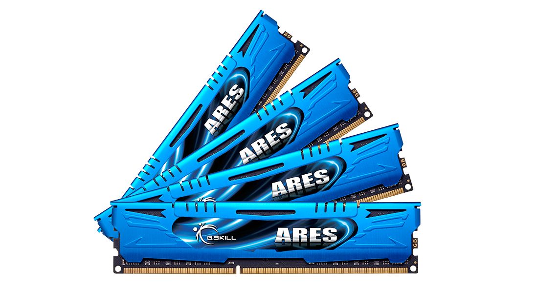 Memória G.SKILL 32GB DDR3 2400MHz Kit(4x8GB) Ares Blue