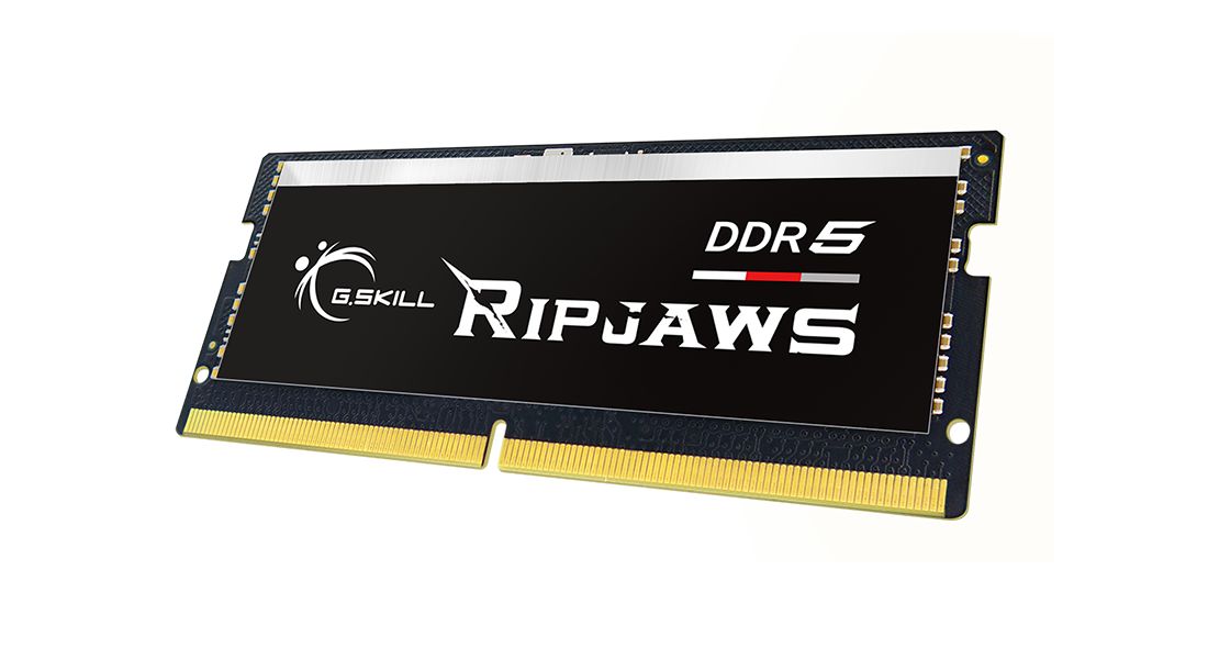 Memória (notebook) G.SKILL 32GB DDR5 4800MHz Ripjaws SODIMM Memória (notebook) G.SKILL 32GB DDR5 4800MHz Ripjaws SODIMM