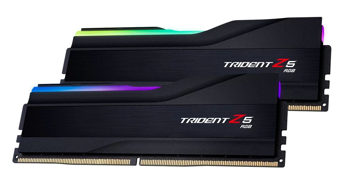 Memória G.SKILL 48GB DDR5 8000MHz Kit(2x24GB) Trident Z5 RGB Matte Black Memória G.SKILL 48GB DDR5 8000MHz Kit(2x24GB) Trident Z5 RGB Matte Black