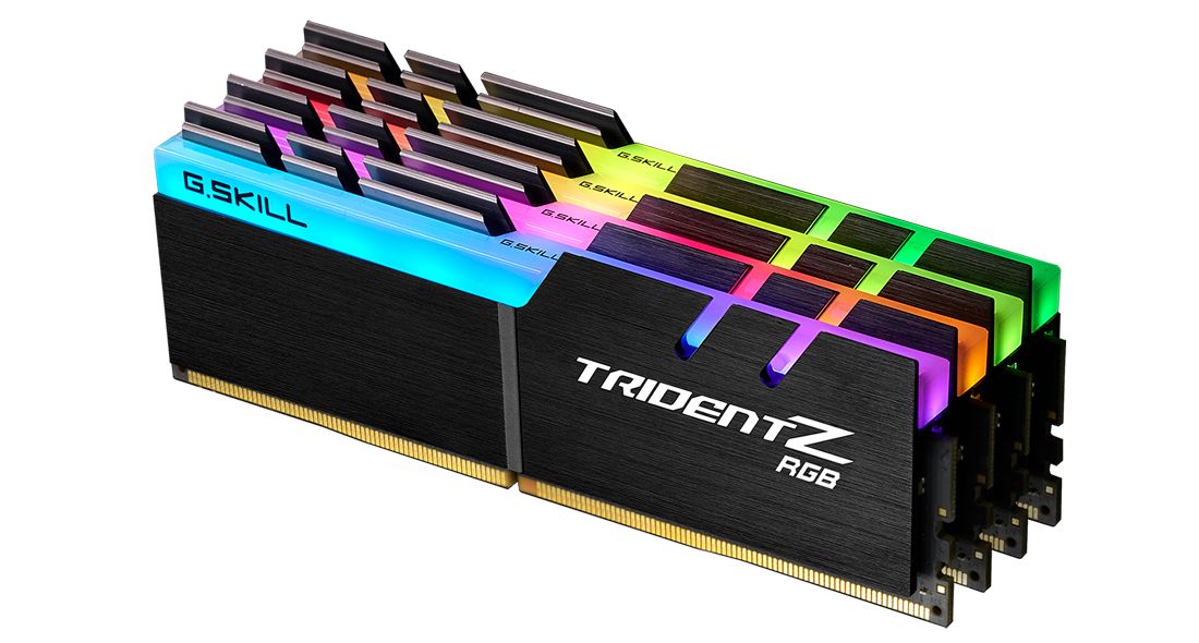 Memória G.SKILL 64GB DDR4 3600MHz Kit(4x16GB) Trident Z RGB