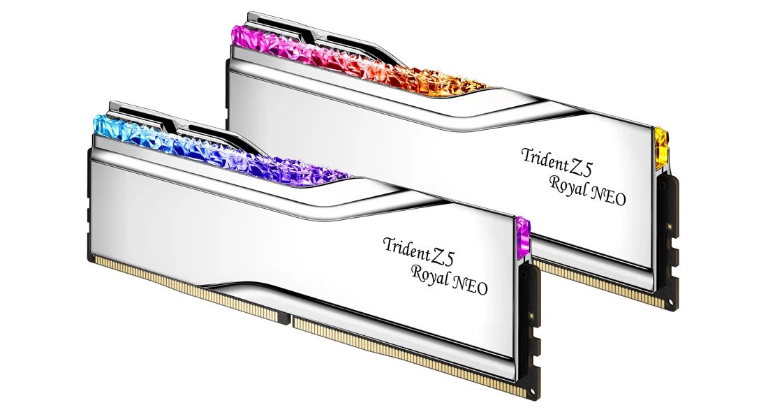 Memória G.SKILL 64GB DDR5 6000MHz Kit(2x32GB) Trident Z5 Royal Neo