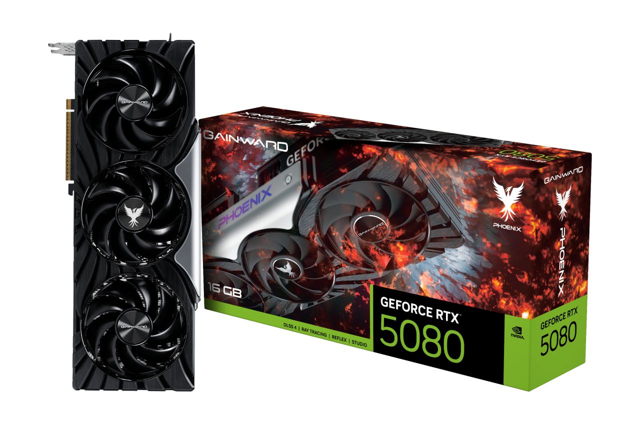 Videókártya Gainward GeForce RTX5080 16GB DDR7 Phoenix V1