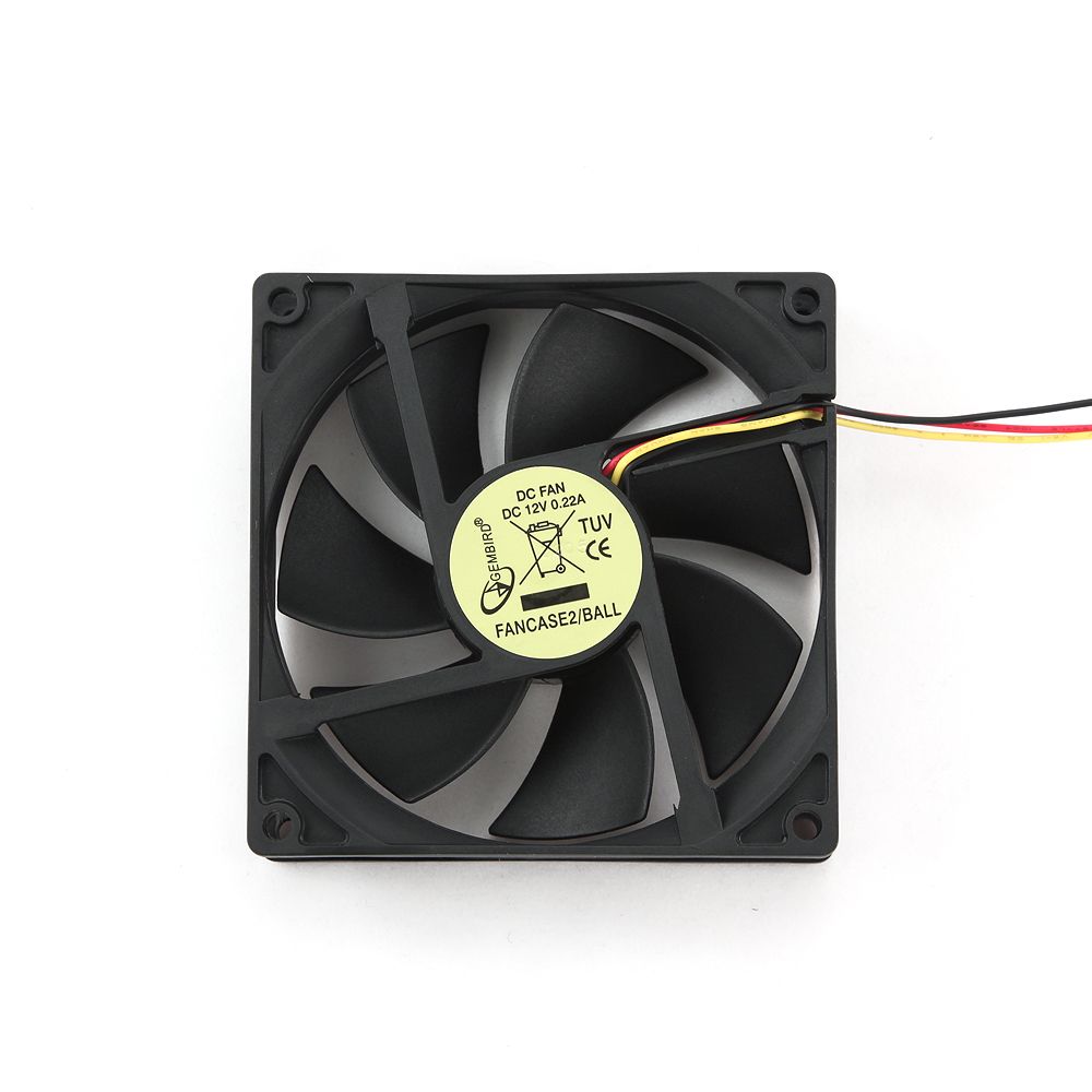 Ventilátorok, Hűtők, Előlapi panelek Gembird FANCASE2/BALL 90mm PC Case Fan Ball Bearing