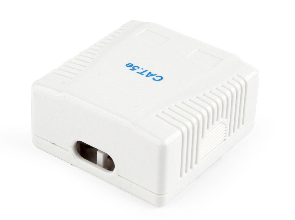 Hálózati eszközök Gembird NCAC-2F5E-01 CAT5E FTP 2-port surface mount box