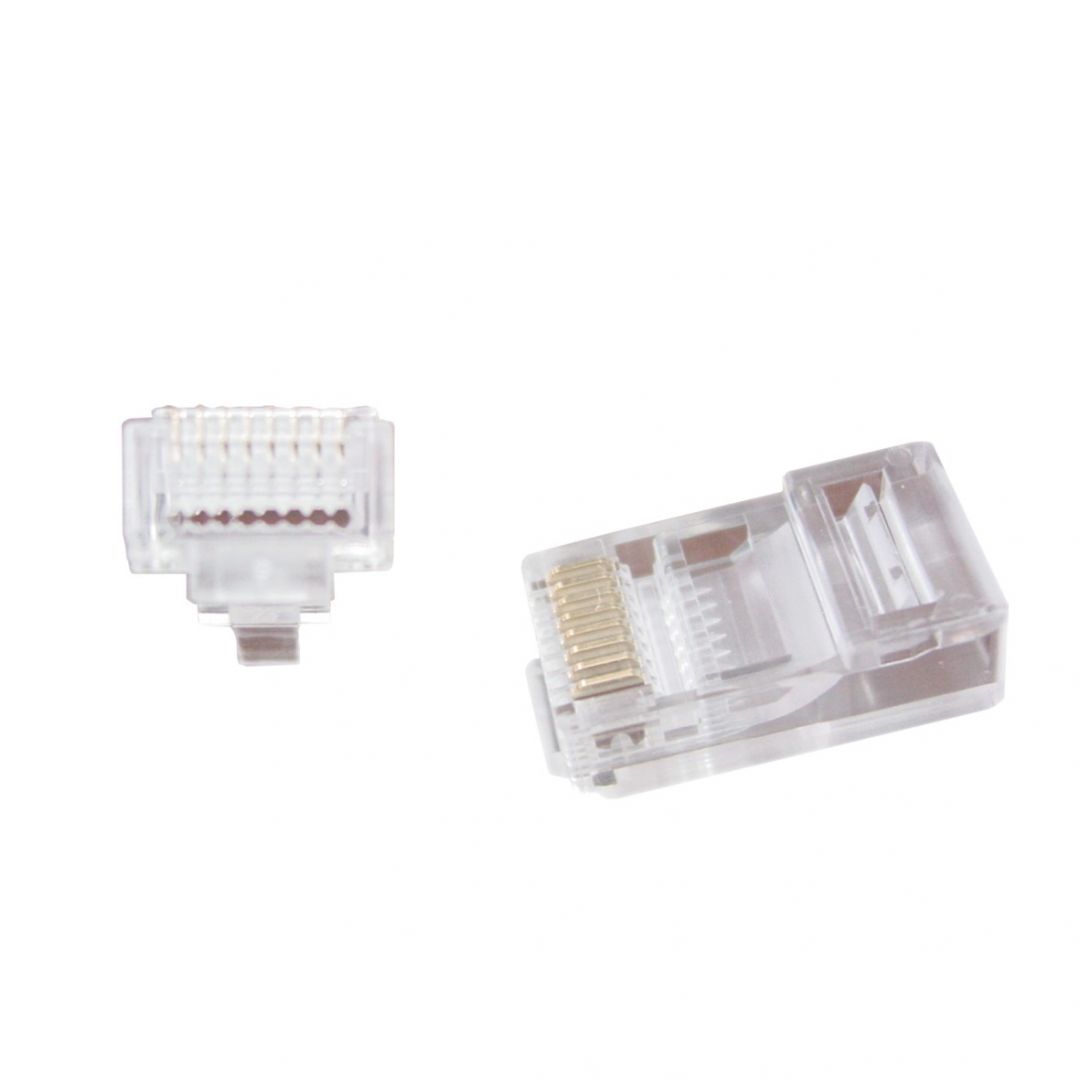 Hálózati eszközök Gembird RJ45/LC-PTU-01/50 Modular plug 8P8C for solid Universal LAN cable UTP 50 pcs per bag
