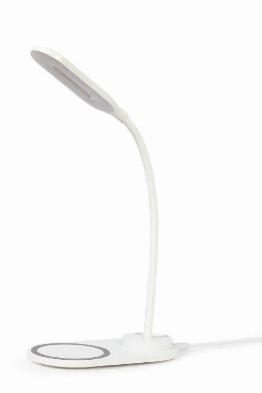 Világítástechnika Gembird TA-WPC10-LED-01-MX Desk Lamp with Wireless Charger 10W White Világítástechnika Gembird TA-WPC10-LED-01-MX Desk Lamp with Wireless Charger 10W White