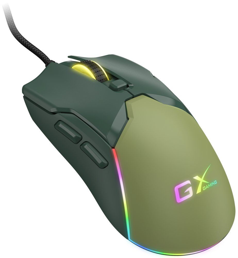Genius GX Gaming Scorpion M700 RGB mouse Army Green Genius GX Gaming Scorpion M700 RGB mouse Army Green