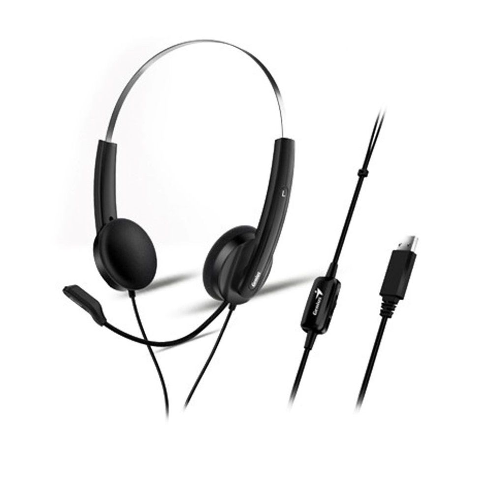 Genius HS-220U Headset Black Genius HS-220U Headset Black