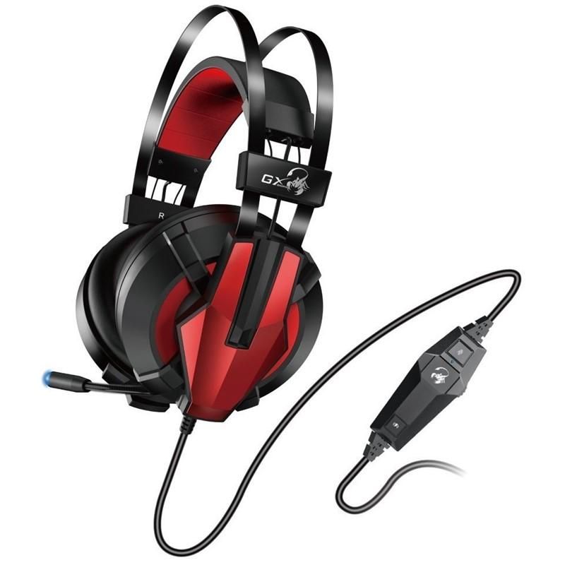 Genius HS-G710V 7.1 Gamer Headset Black/Red Genius HS-G710V 7.1 Gamer Headset Black/Red