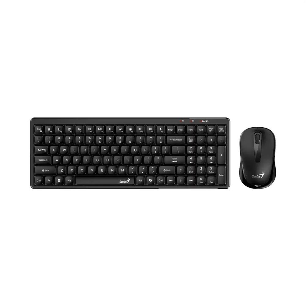 Genius LuxeMate Q8100 Wireless Keyboard & Mouse Combo Black HU Genius LuxeMate Q8100 Wireless Keyboard & Mouse Combo Black HU