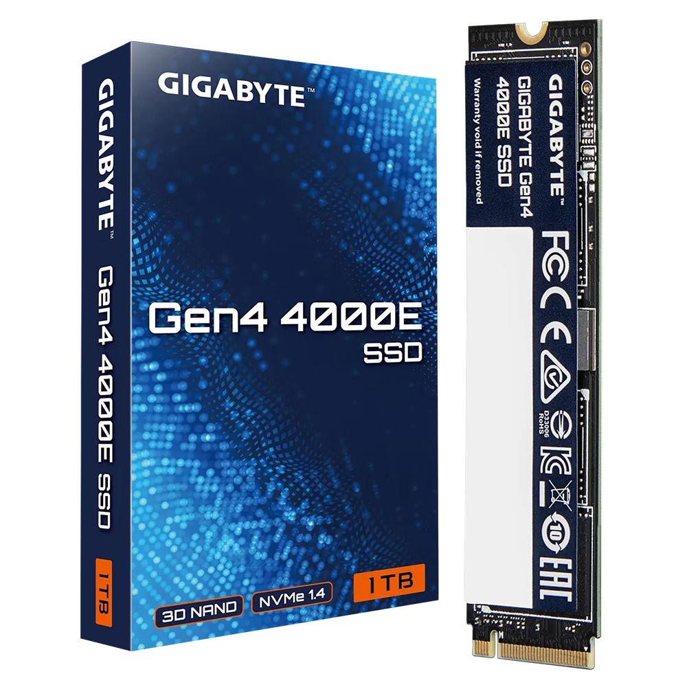 Winchester SSD Gigabyte 1TB M.2 2280 NVMe Gen4 4000E Winchester SSD Gigabyte 1TB M.2 2280 NVMe Gen4 4000E