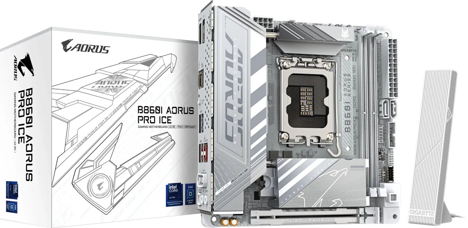 Alaplap Gigabyte B860I AORUS PRO ICE