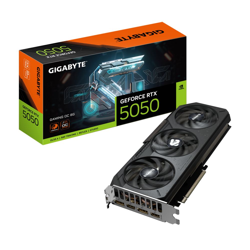 Videókártya Gigabyte RTX5050 GAMING OC 8G Videókártya Gigabyte RTX5050 GAMING OC 8G