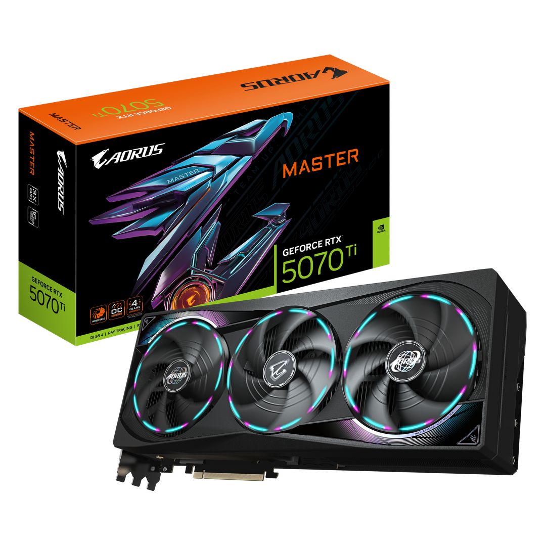 Videókártya Gigabyte RTX5070 TI AORUS MASTER 16G