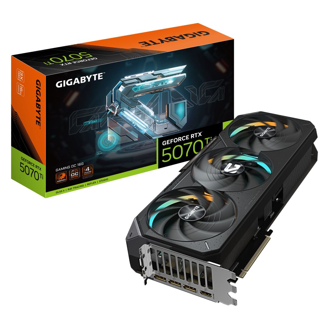 Videókártya Gigabyte RTX5070 TI GAMING OC 16G Videókártya Gigabyte RTX5070 TI GAMING OC 16G
