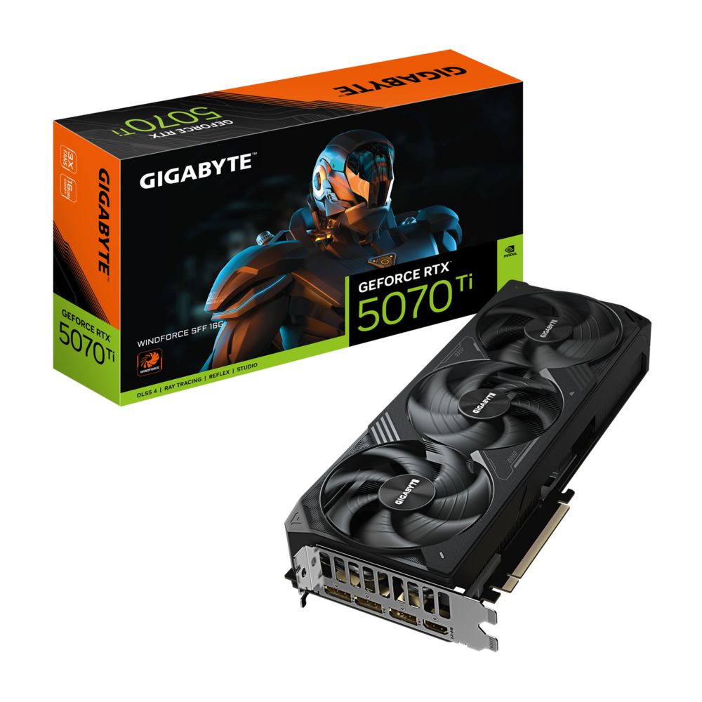 Videókártya Gigabyte RTX5070 TI WINDFORCE SFF 16G
