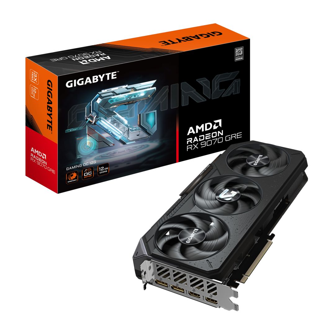 Videókártya Gigabyte RX9070 GRE GAMING OC 12G Videókártya Gigabyte RX9070 GRE GAMING OC 12G