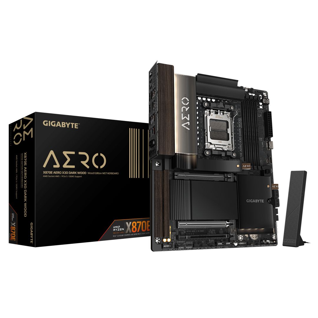 Alaplap Gigabyte X870E AERO X3D DARK WOOD
