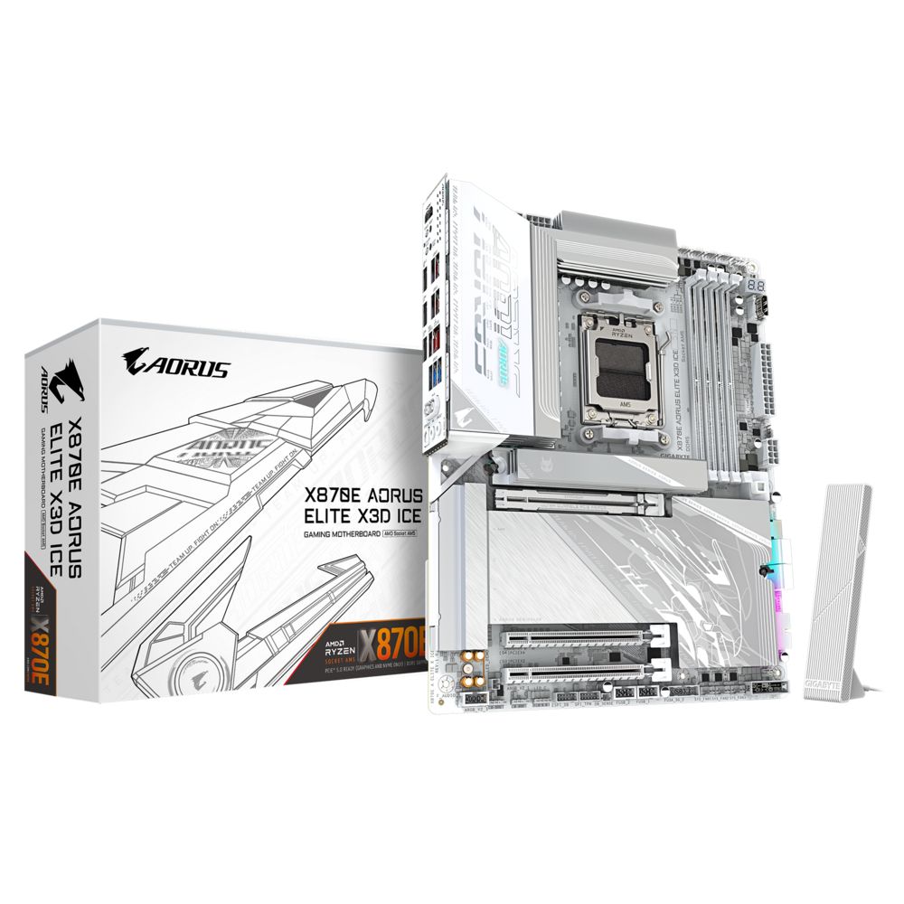 Alaplap Gigabyte X870 AORUS ELITE X3D ICE