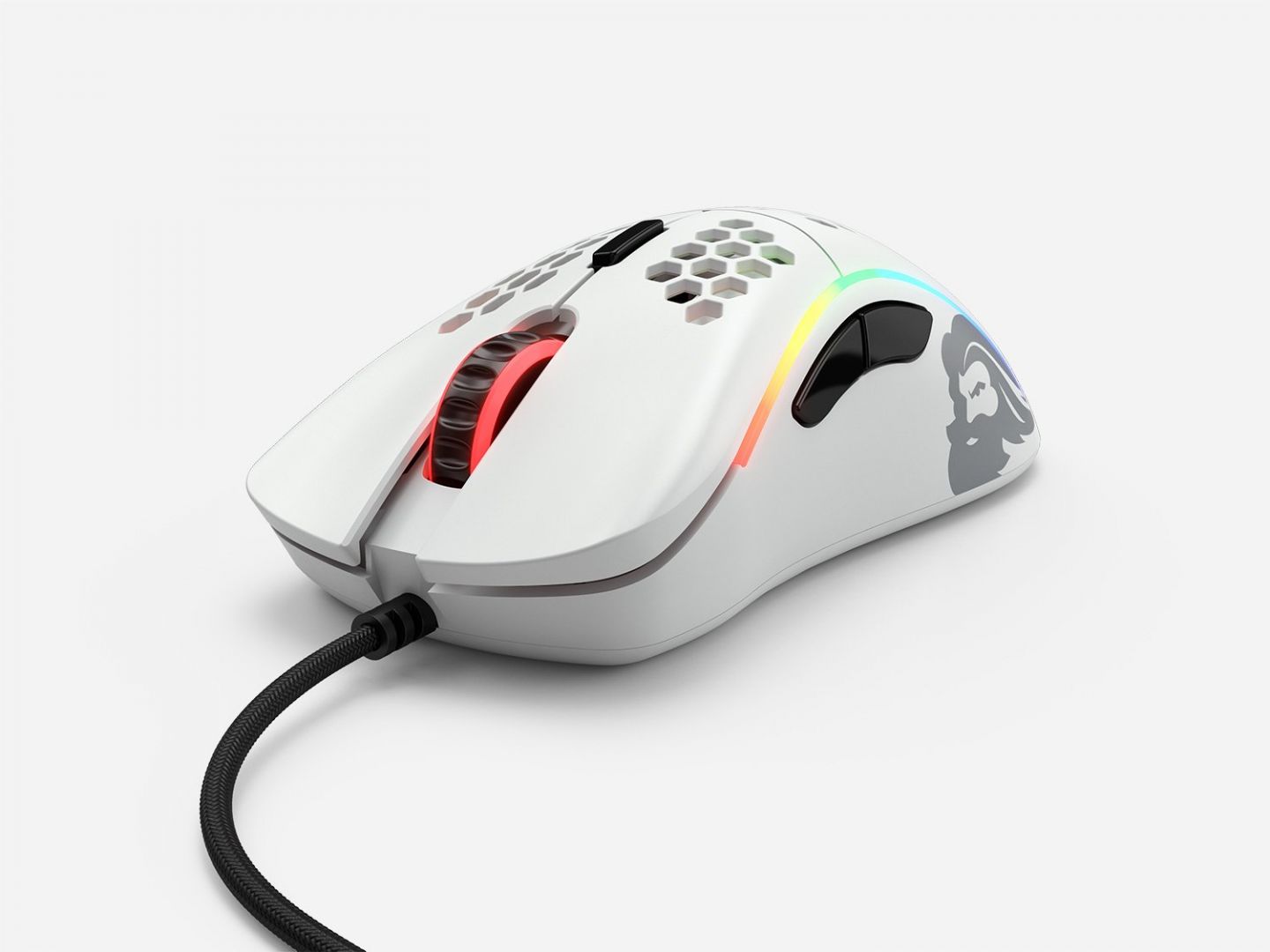 Egér Glorious Model D Gaming Race RGB Matte White Egér Glorious Model D Gaming Race RGB Matte White
