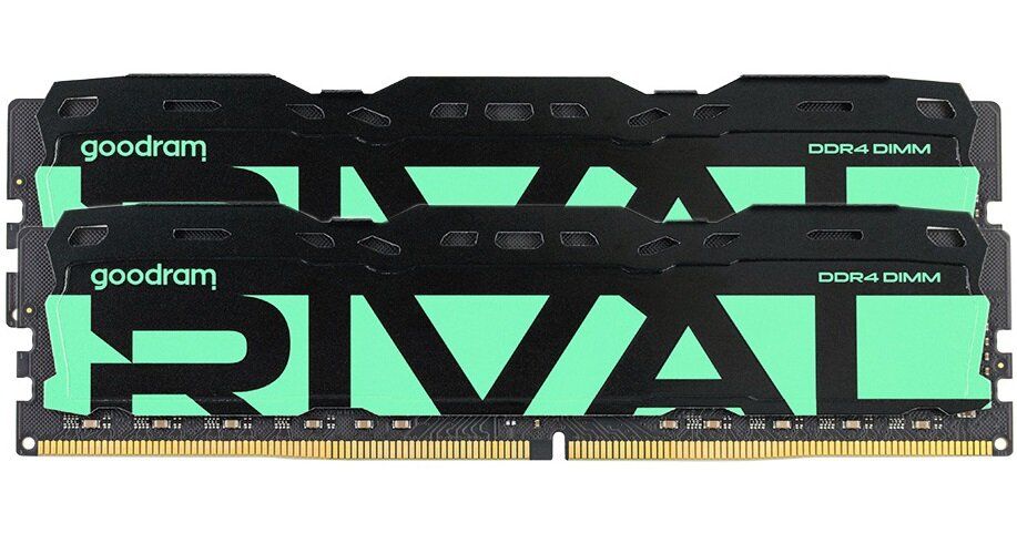 Memória GoodRam 32GB DDR4 3200MHz Kit(2x16GB) Rival Radiant Green Memória GoodRam 32GB DDR4 3200MHz Kit(2x16GB) Rival Radiant Green