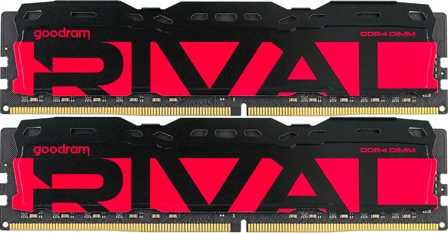 Memória GoodRam 32GB DDR4 3200MHz Kit(2x16GB) Rival Radiant Red