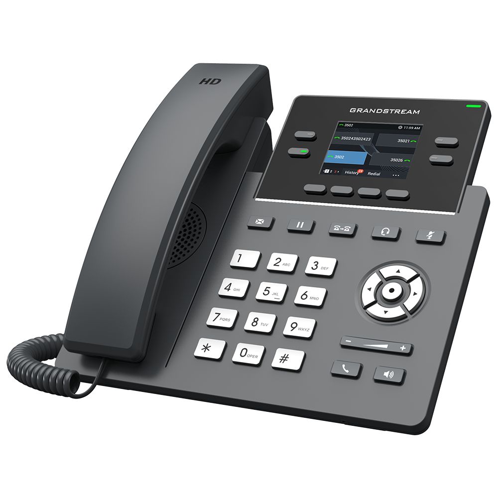 VOIP Grandstream GRP2612W vonalas VoIP telefon VOIP Grandstream GRP2612W vonalas VoIP telefon