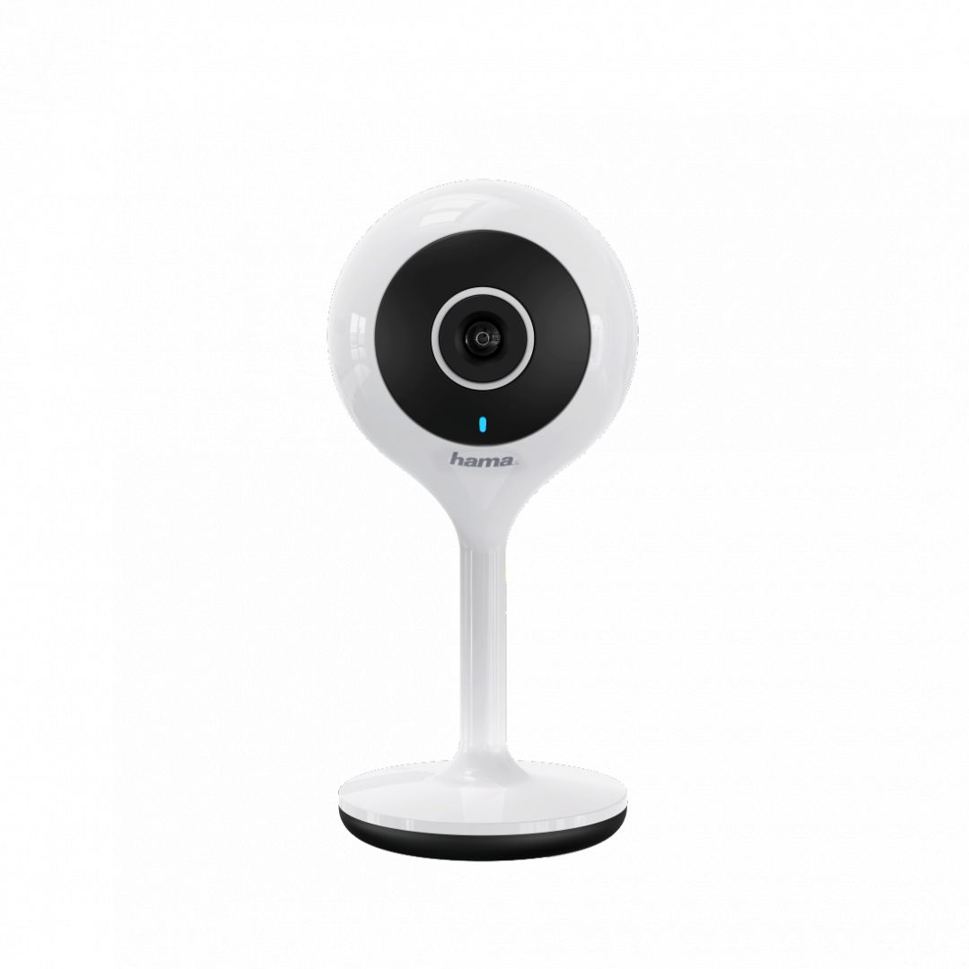 Hama 1080p WiFi camera motion sensor & night vision function indoor White Hama 1080p WiFi camera motion sensor & night vision function indoor White