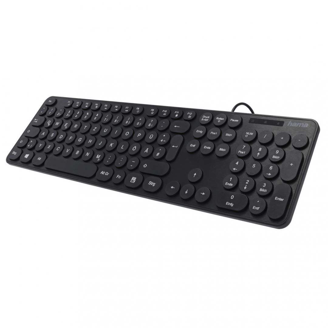 Billentyűzet Hama KC-500 Keyboard Black Billentyűzet Hama KC-500 Keyboard Black