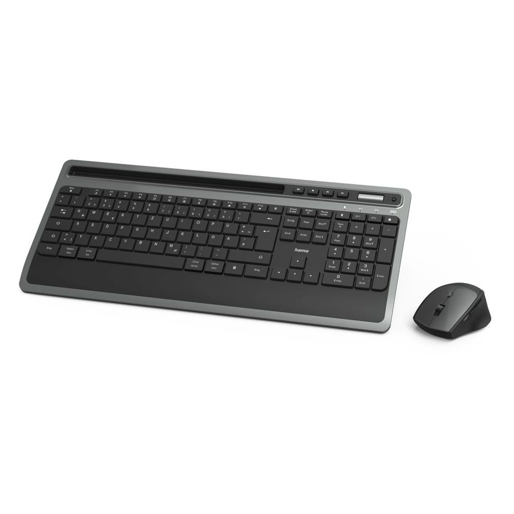 Hama KMW-600 Plus Wireless billentyűzet + egér Black HU Hama KMW-600 Plus Wireless billentyűzet + egér Black HU