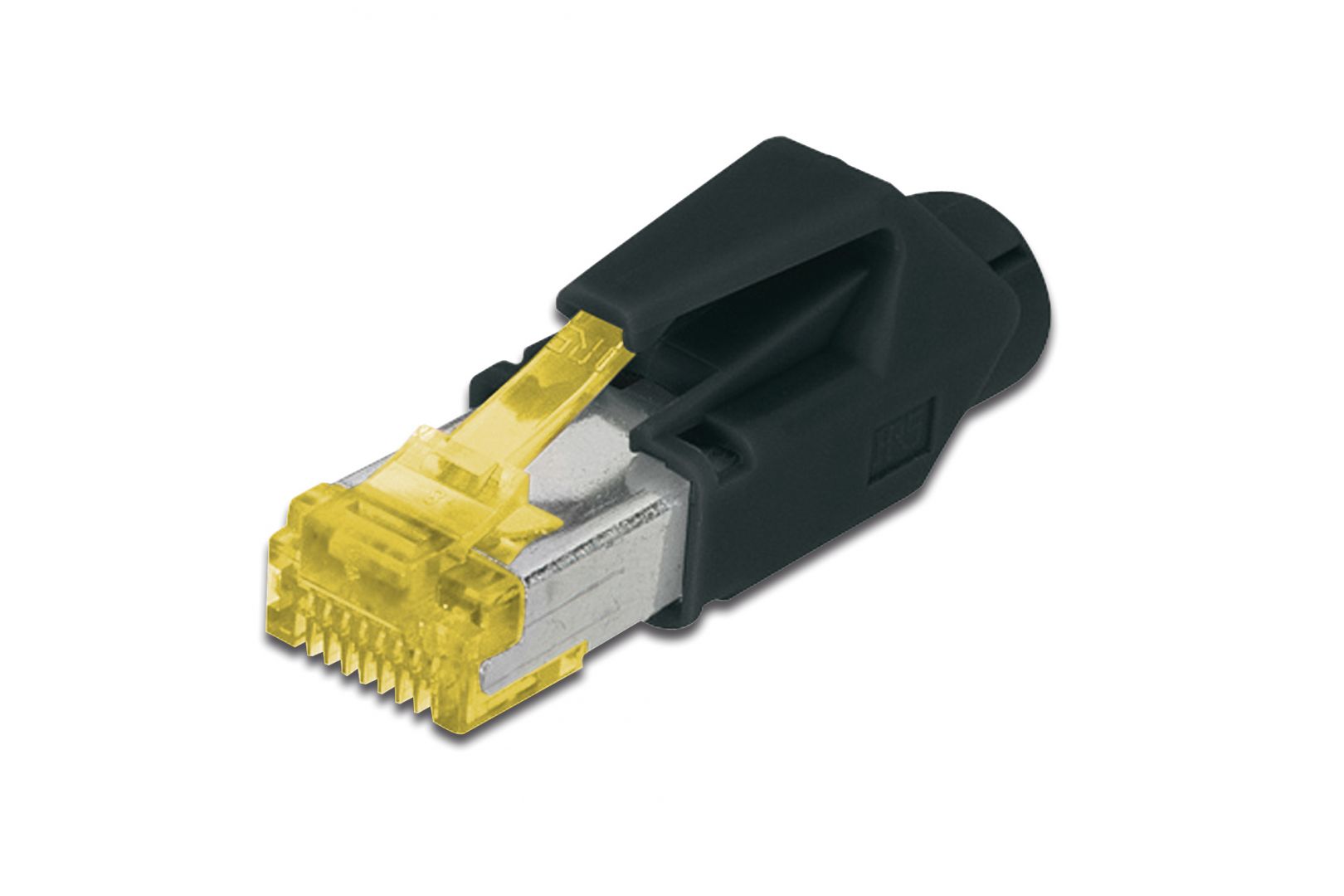 Hálózati eszközök Assmann CAT6A vezeték csatlakozó RJ-45 Black Hálózati eszközök Assmann CAT6A vezeték csatlakozó RJ-45 Black