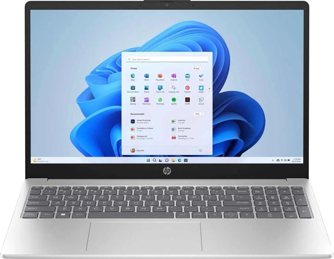 Notebook HP 15-FC0056NH Natural Silver Notebook HP 15-FC0056NH Natural Silver