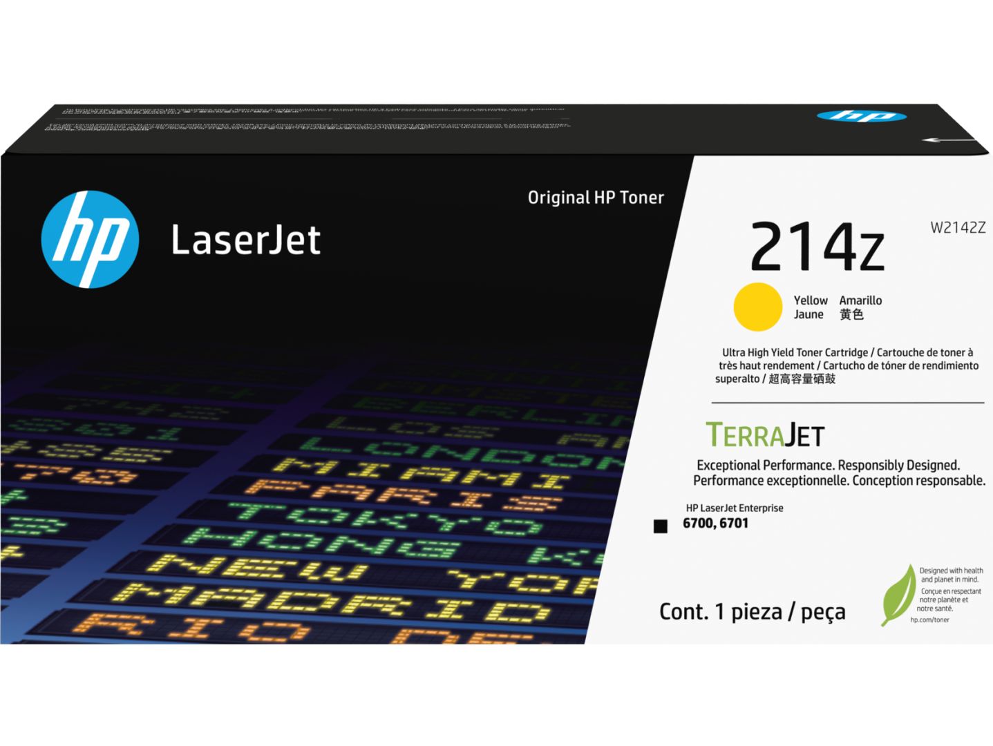 Toner HP 214Z Yellow toner