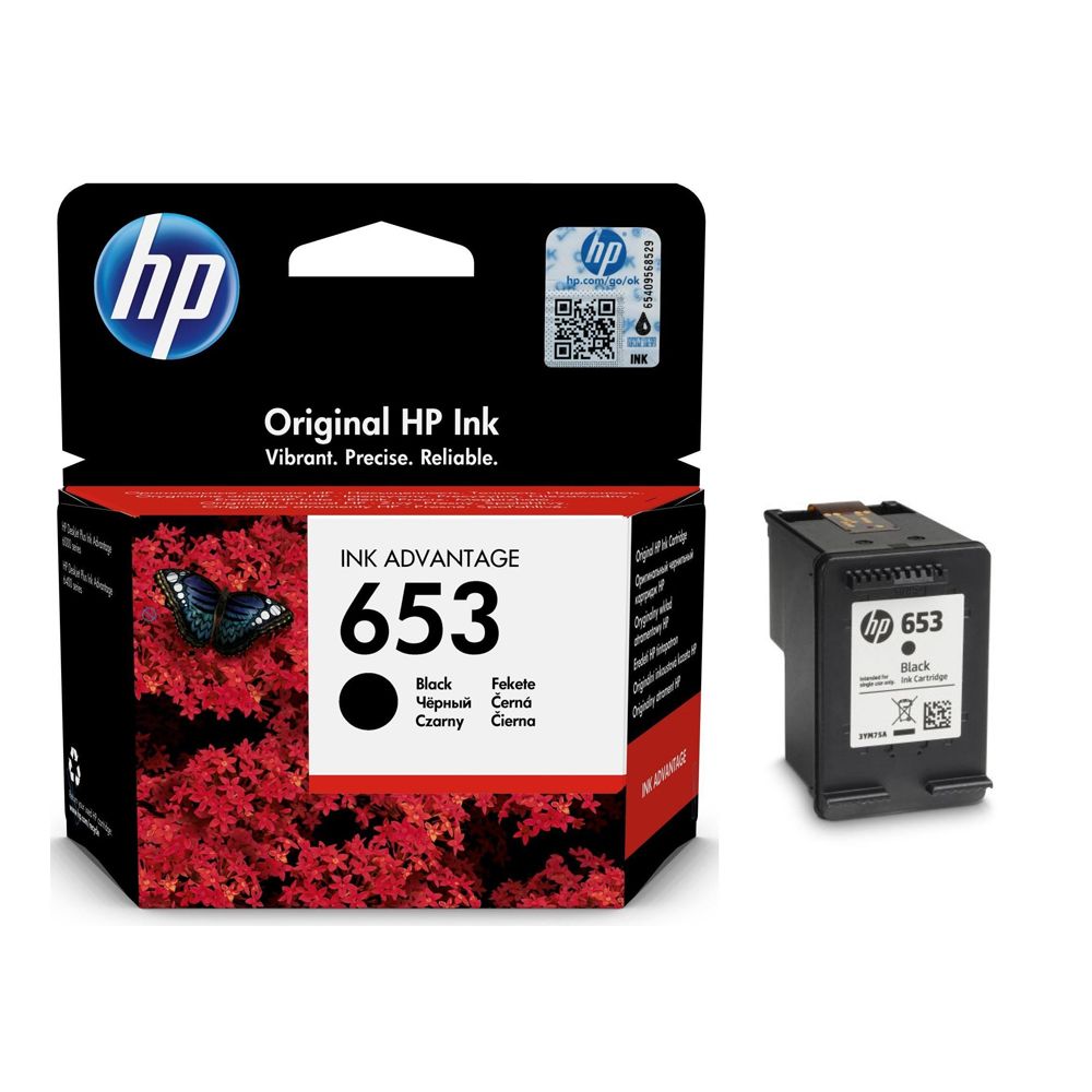 HP 3YM75AE (653) Black tintapatron HP 3YM75AE (653) Black tintapatron