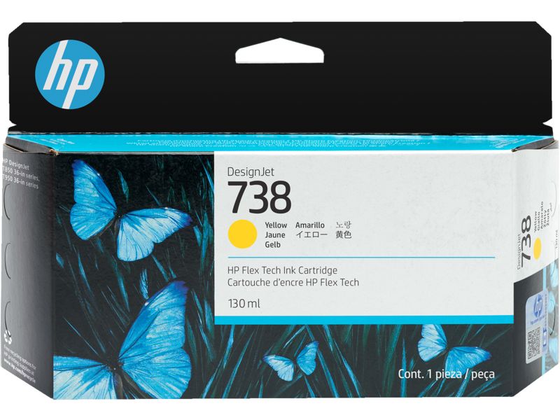 HP 498N7A (738) Yellow tintapatron HP 498N7A (738) Yellow tintapatron