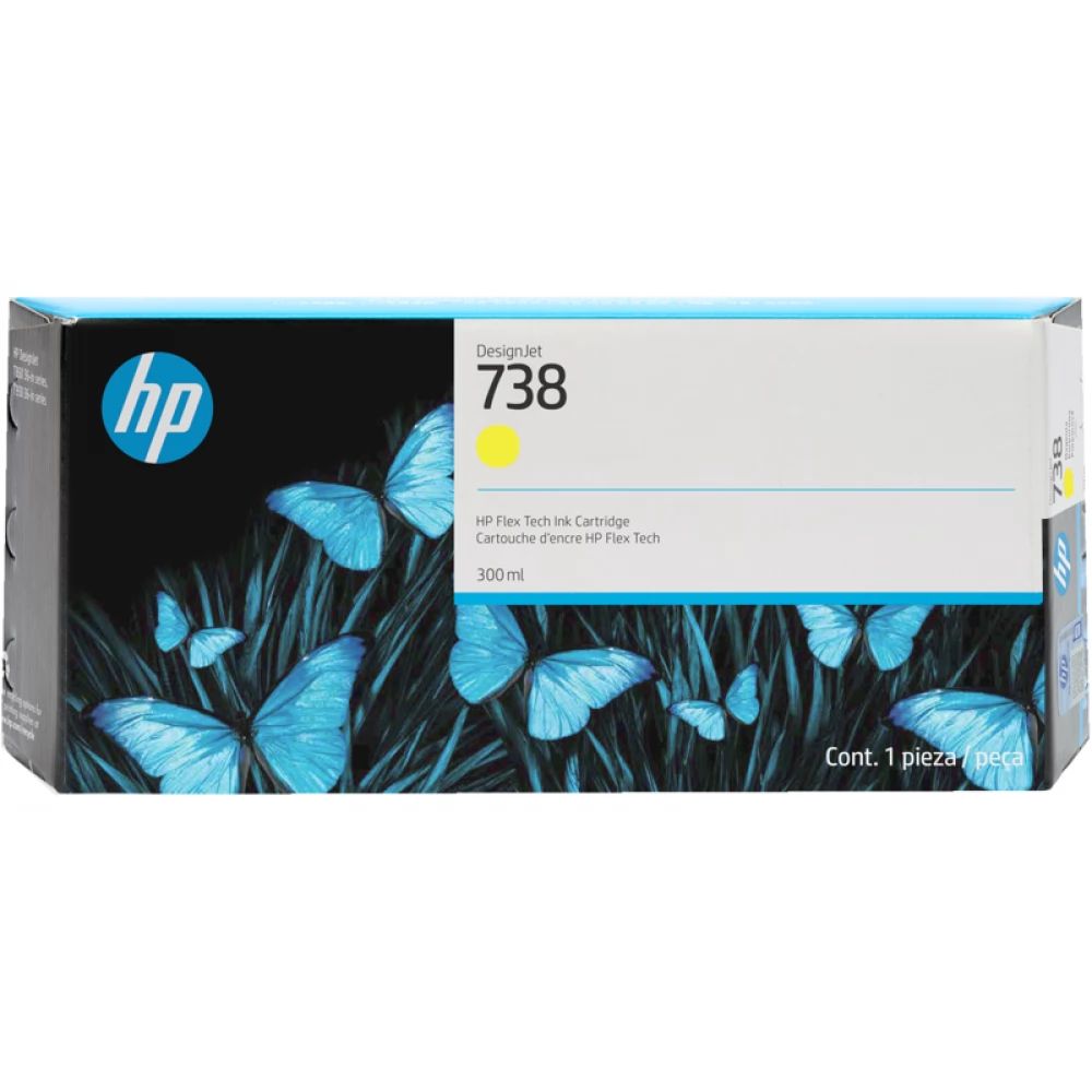 HP 676M8A (738) Yellow tintapatron HP 676M8A (738) Yellow tintapatron