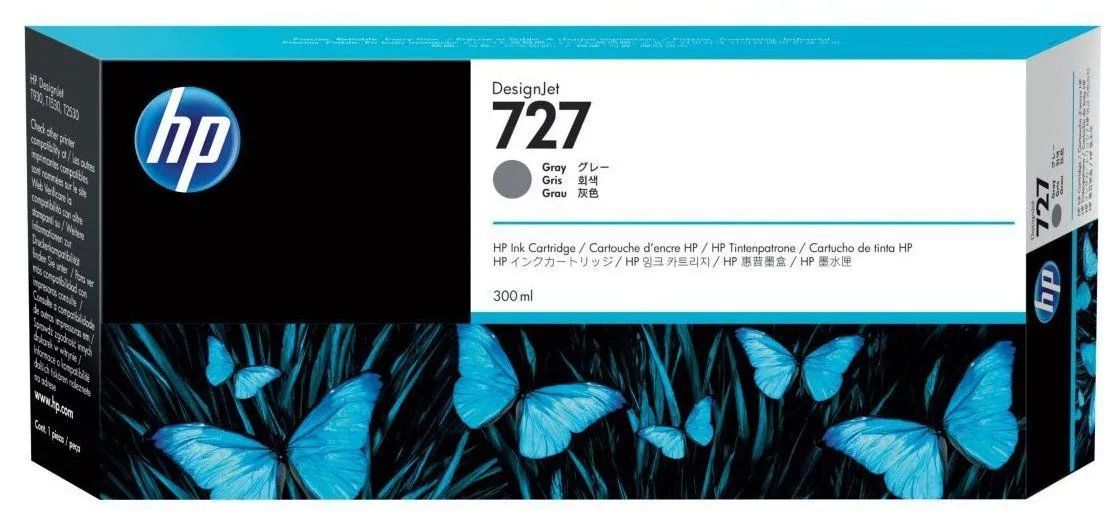 HP F9J80A (727) Gray tintapatron HP F9J80A (727) Gray tintapatron