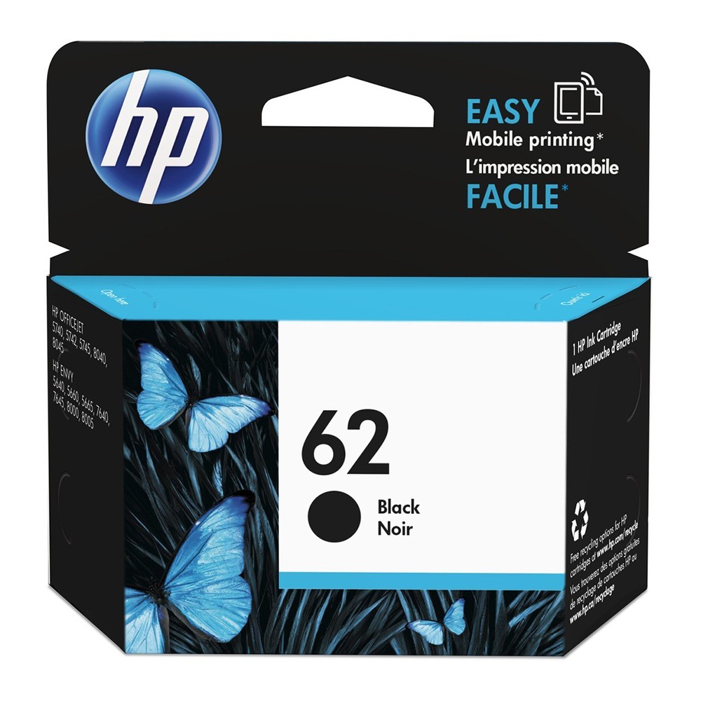 HP C2P04AE (62) Black tintapatron HP C2P04AE (62) Black tintapatron