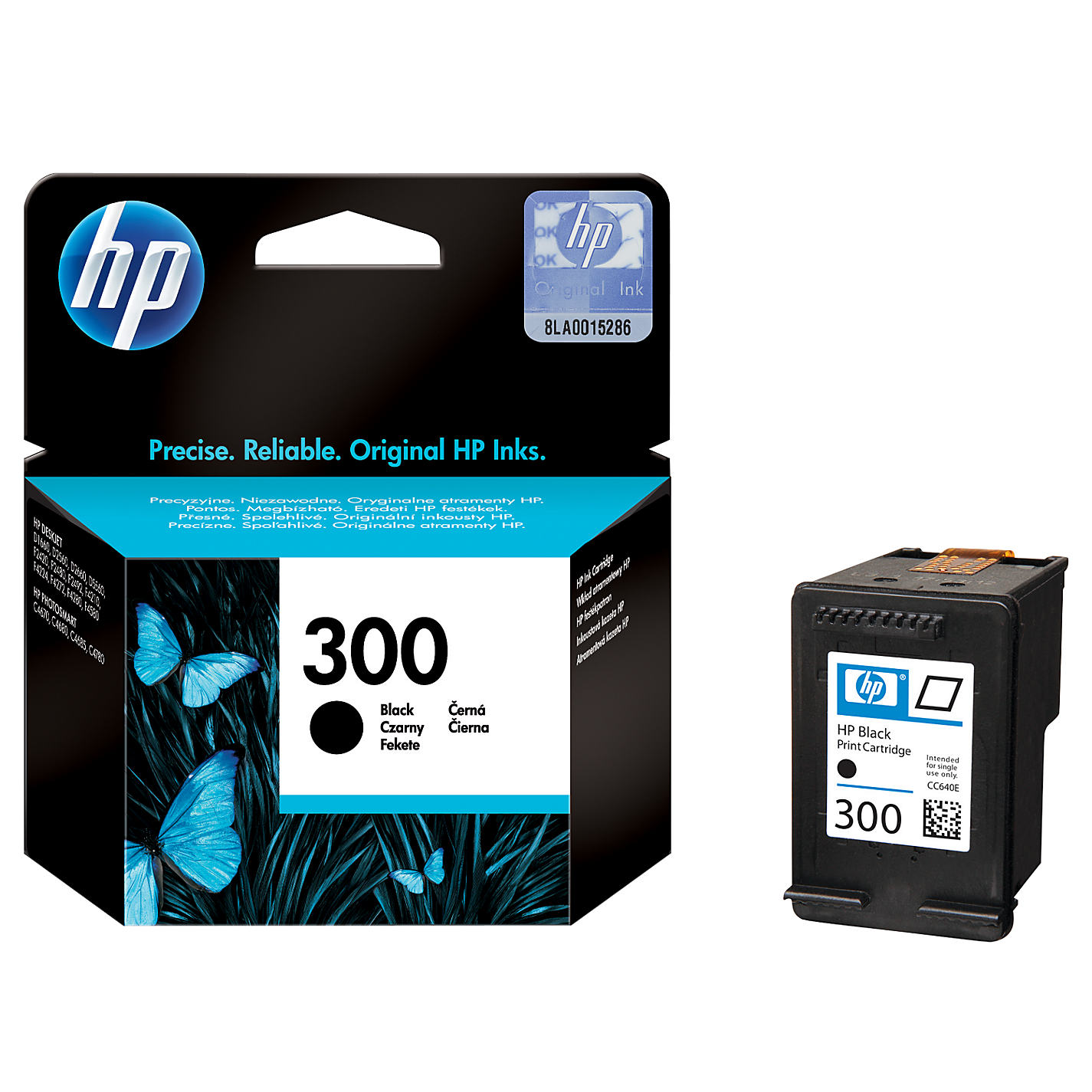HP CC640EE (300) Black tintapatron HP CC640EE (300) Black tintapatron