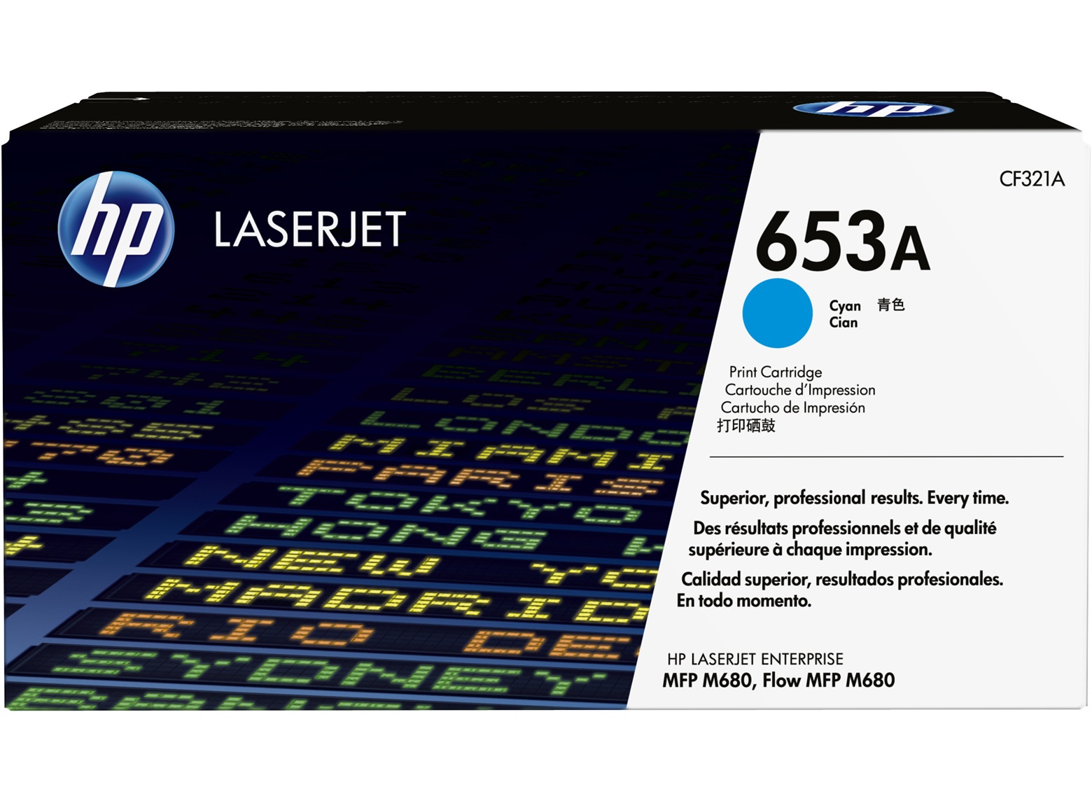 Toner HP CF321A (653A) Cyan toner Toner HP CF321A (653A) Cyan toner