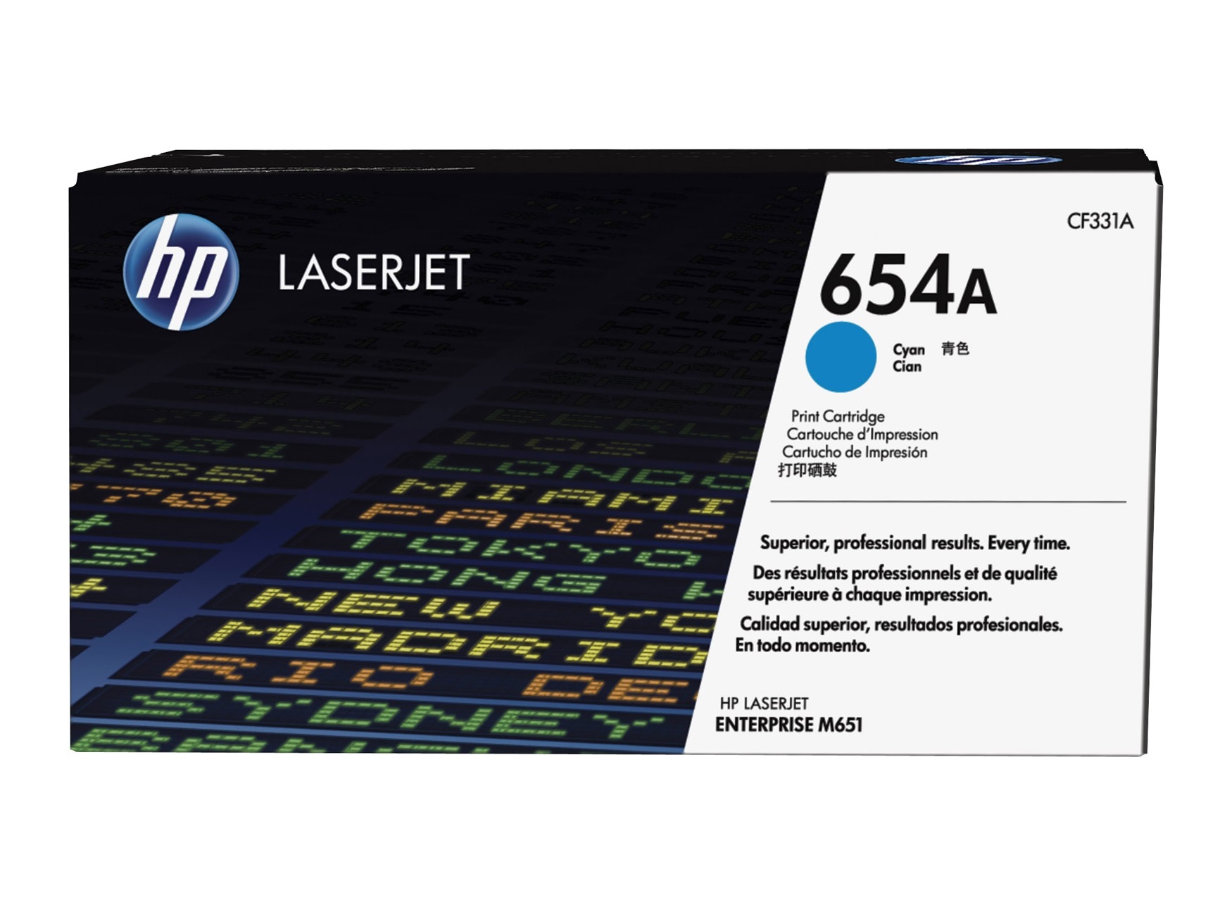 Toner HP CF331A (654A) Cyan toner Toner HP CF331A (654A) Cyan toner