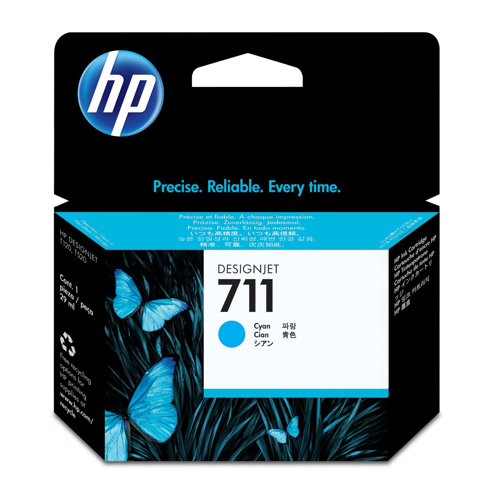 HP CZ130A (711) Cyan tintapatron HP CZ130A (711) Cyan tintapatron
