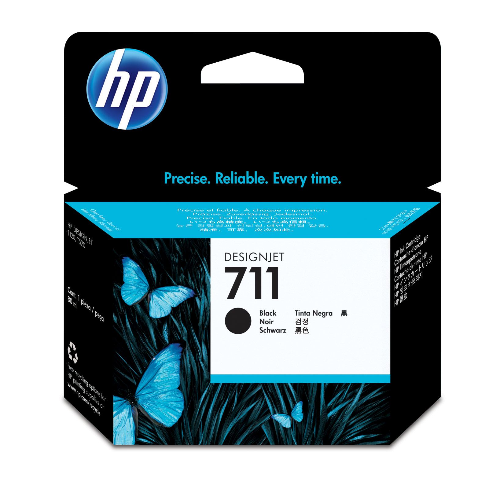 HP CZ133A (711) Black tintapatron HP CZ133A (711) Black tintapatron