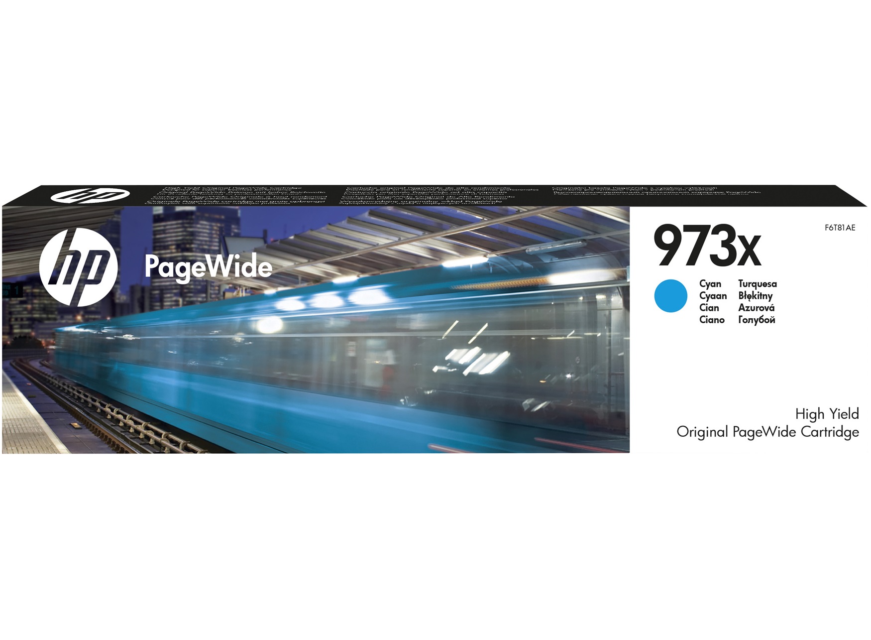 HP F6T81AE (973X) Cyan tintapatron HP F6T81AE (973X) Cyan tintapatron