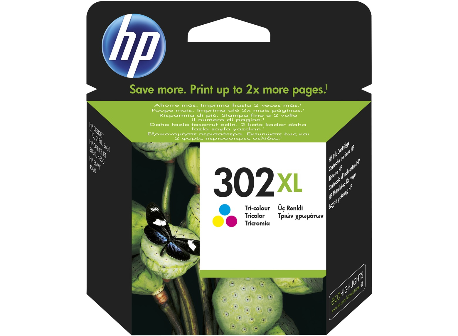 HP F6U67AE (302XL) Colorpack tintapatron HP F6U67AE (302XL) Colorpack tintapatron